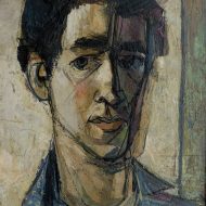 Autoritratto, olio su tela, 1957